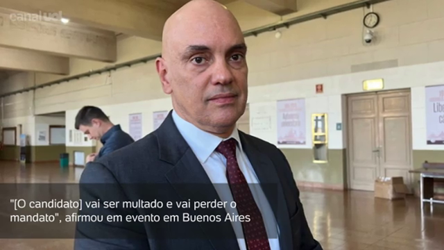 Quem usar IA para manipular eleição será cassado, diz Moraes na Argentina