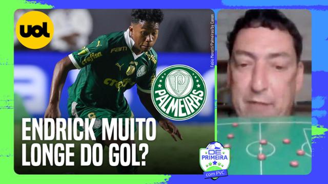 Endrick jogou muito longe do gol no clássico São Paulo x Palmeiras? PVC detalha na prancheta