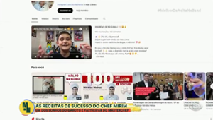 Cozinheiro Mirim faz sucesso na internet com diversas receitas