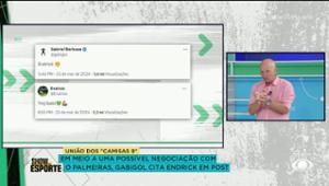 Elia Júnior: Monitoramento de Gabigol pelo Palmeiras é "gigante"