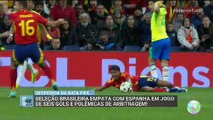 Seleção Brasileira fica no empate com a Espanha