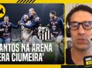 'Santos na arena do Corinthians gera ciumeira!' Olha esse comentário do Arn
