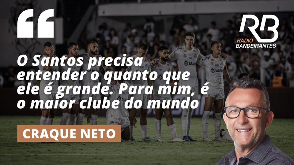 "Você acha que o Santos não tem condição de fazer o que o Palmeiras fez?"