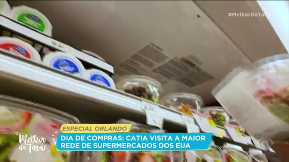 Catia Fonseca visita a maior rede de supermercados dos EUA