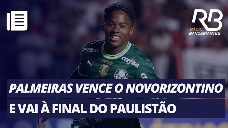 Palmeiras vai à final do Campeonato Paulista com gol de Endrick