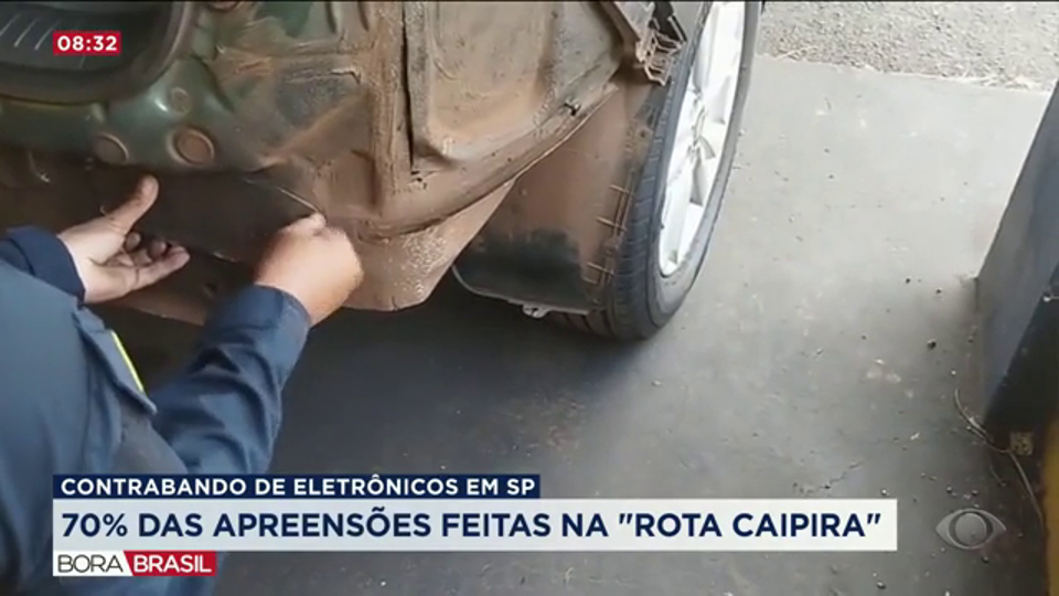 Mais de 500 eletrônicos foram apreendidos nas rodovias de São Paulo