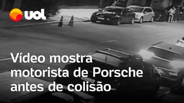 Vídeo mostra condutor de Porsche deixando casa de poker antes de colisão que matou motorista