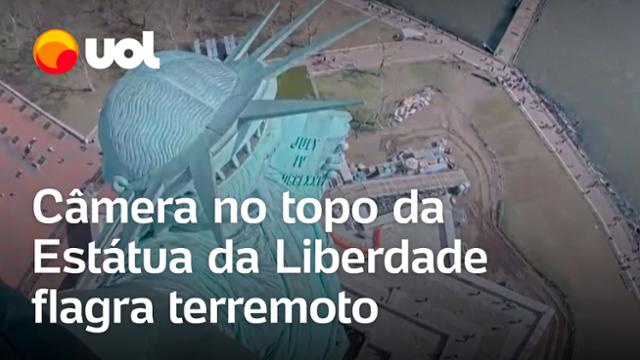 Terremoto em Nova York: Câmera na Estátua da Liberdade grava tremor; veja vídeo