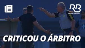 Tite criticou o árbitro após expulsar Jair Ventura | Resenha SeguroBet