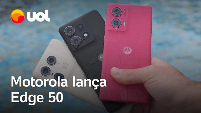 Motorola lança Edge 50 com IA e zoom de 100x, rivalizando com Galaxy S24 