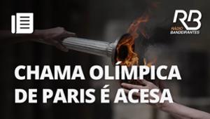 Chama olímpica de Paris é acesa hoje na Grécia; veja imagens