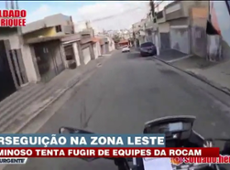 PERSEGUIÇÃO POLICIAL: Criminosos tenta fugir com carro roubado em SP