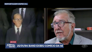 Diretas Já 40 anos: Band foi pioneira ao exibir ato contra a ditadura