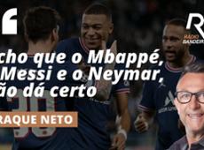 Craque Neto avalia o ataque do PSG, em 2021, de Messi, Mbappé e Neymar