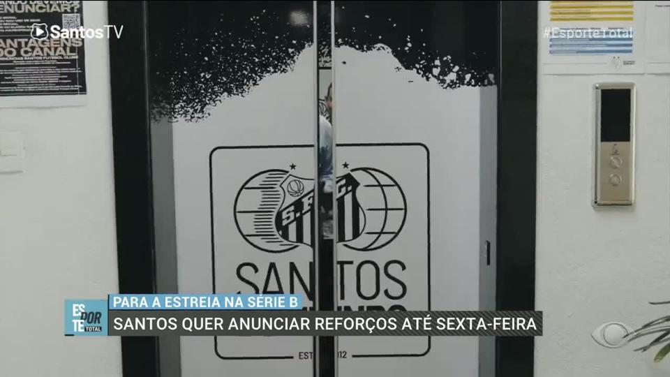 Santos corre contra o tempo para ter reforços na Série B