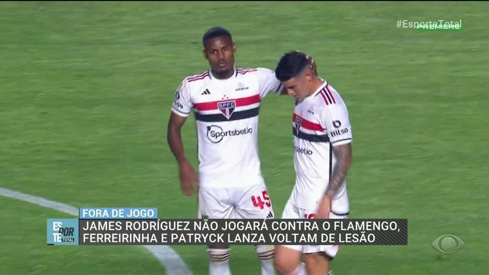 São Paulo terá reforços para enfrentar o Flamengo, no Maracanã