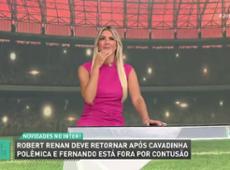 Renata sobre Palmeiras x Inter: "vou comemorar empate como uma vitória"