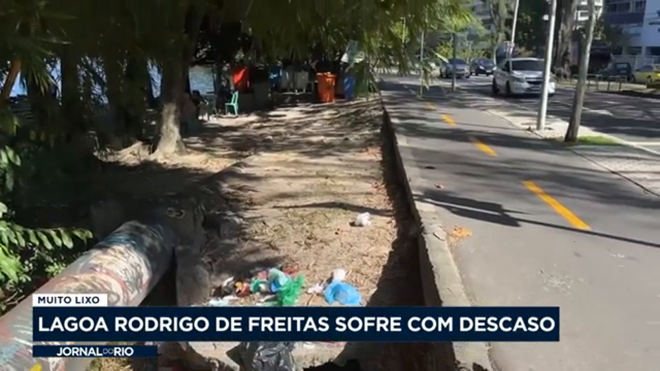 Lagoa Rodrigo de Freitas sofre com descaso