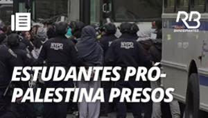 Estudantes presos após manifestação pró-Palestina