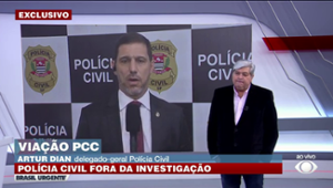 Datena fala ao vivo com delegado-geral da Polícia Civil