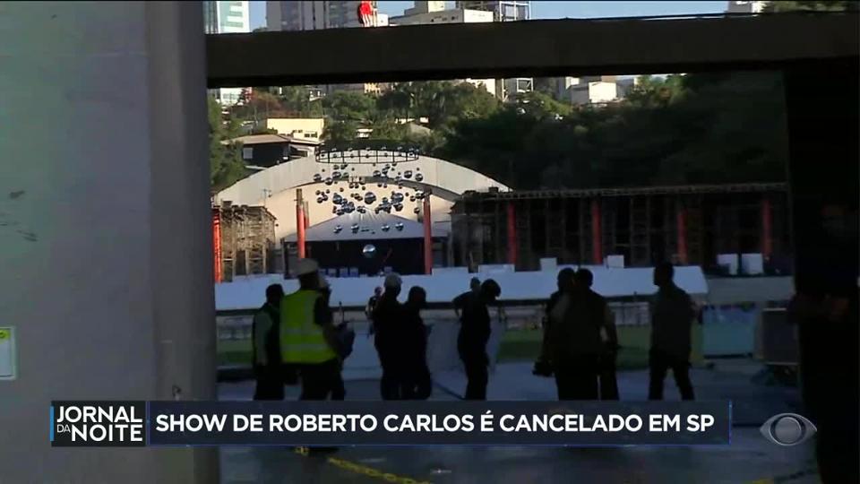 Show de Roberto Carlos é cancelado em SP