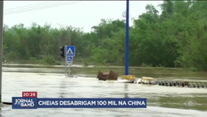 Mais de 100 mil deixaram casas devido às tempestades na China
