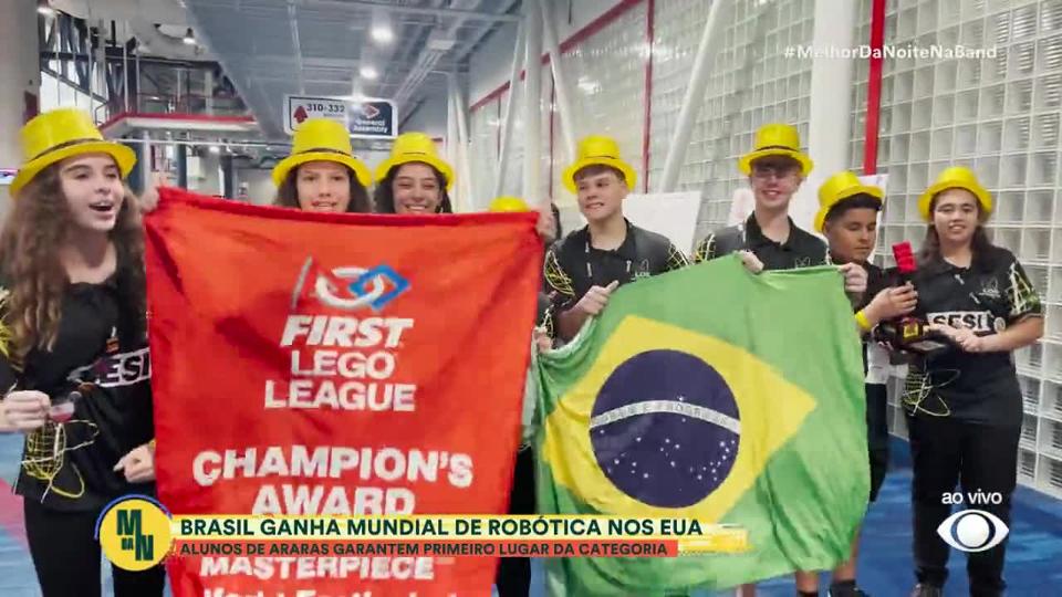 Brasil ganha mundial de robótica nos EUA