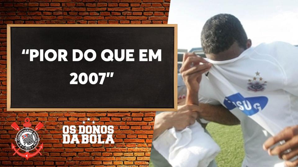 Neto: "Do jeito que o Corinthians está vai cair, é pior do que 2007"