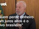 Lula manda indireta para Campos Neto: 'Quem perde dinheiro com juros altos