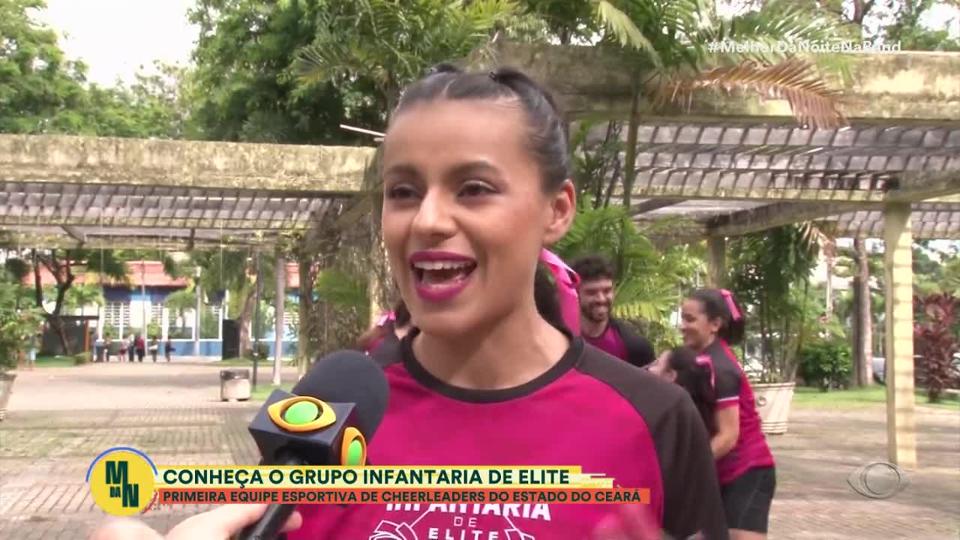 Conheça o  Infantaria de Elite, primeira equipe de cheerleaders do Ceará