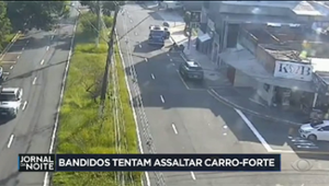 Bandidos tentam assaltar carro-forte no interior de São Paulo