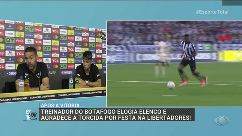 Artur Jorge elogia atuação do Botafogo: "Fomos claramente superiores"
