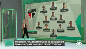 Debate Jogo Aberto: São Paulo diferente contra o Barcelona (EQU)?