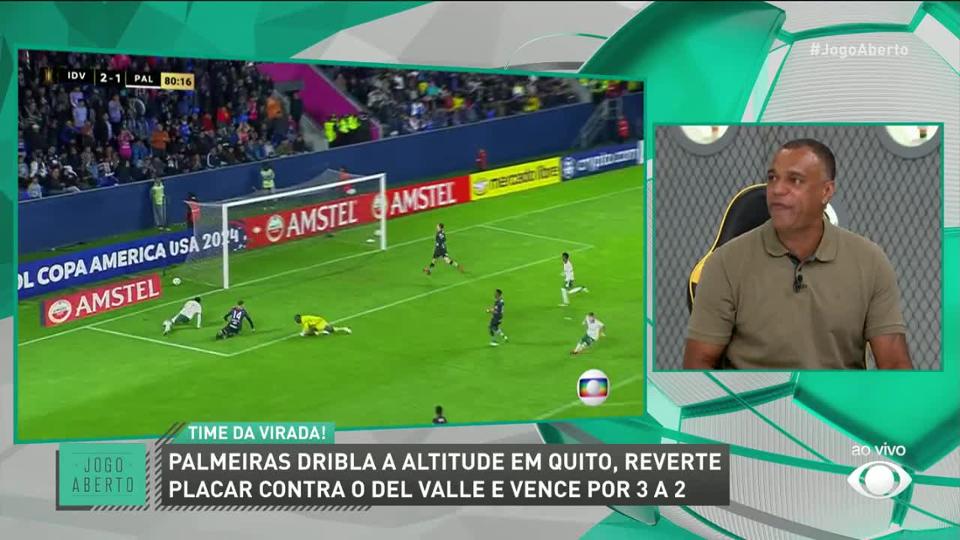 Denílson elogia Luis Guilherme por golaço no Palmeiras x Del Valle