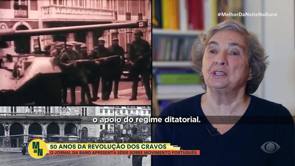 Jornal da Band apresenta série exclusiva sobre a Revolução dos Cravos