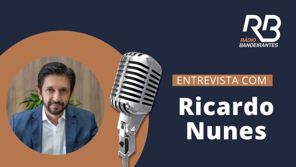 Ricardo Nunes fala sobre busca pela reeleição na prefeitura de SP