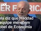Lula defende prêmio Nobel de Economia a Haddad, exalta o SUS e alfineta gov