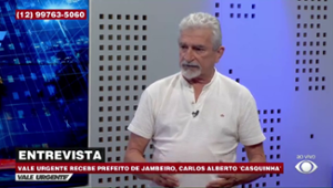 Entrevista com prefeito de Jambeiro, Carlos Alberto "Casquinha"