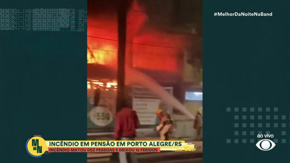 Pensão incendiada em Porto Alegre não tinha alvará para funcionar