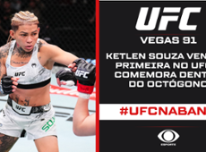UFC Vegas 91: Ketlen Souza comemora primeira vitória no UFC