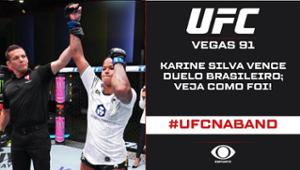 UFC Vegas 91: Karine Silva vence duelo brasileiro contra Ariane Lipski