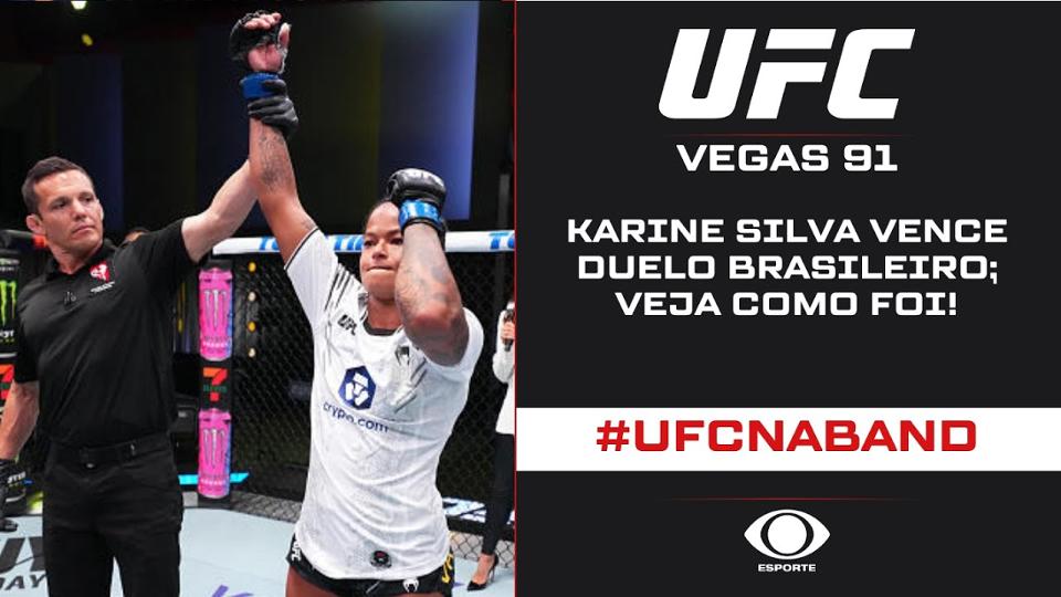 UFC Vegas 91: Karine Silva vence duelo brasileiro contra Ariane Lipski