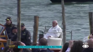 Papa Francisco visita a cidade de Veneza, na Itália