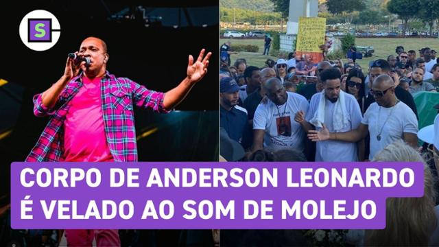 Anderson Leonardo: corpo de cantor do Molejo é enterrado sob músicas e aplausos no Rio