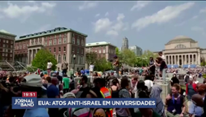 Atos anti-israel em Universidade dos Estados Unidos