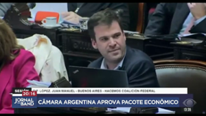 Câmara argentina aprova pacote econômico
