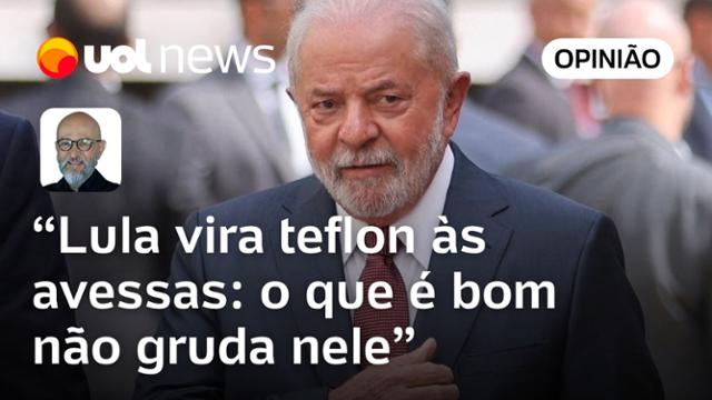 Lula chega ao 1º de Maio como protótipo de teflon às avessas: o que é bom não gruda nele, diz Josias