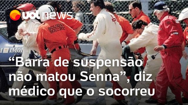 Morte de Ayrton Senna: 'Barra de suspensão não matou piloto', afirma médico que o socorreu