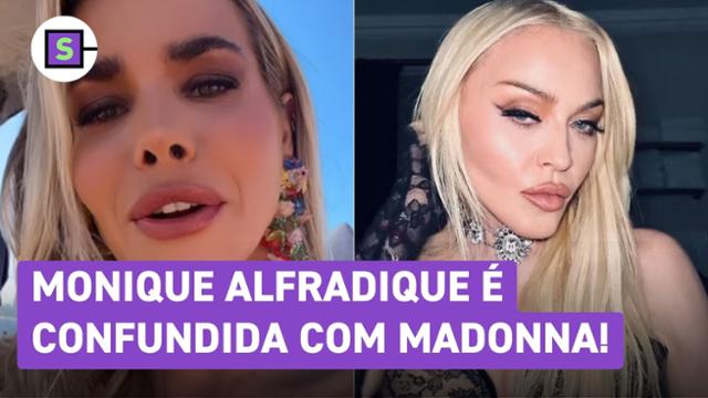 Madonna de Niterói? Monique Alfradique é confundida por fãs como a rainha do pop
