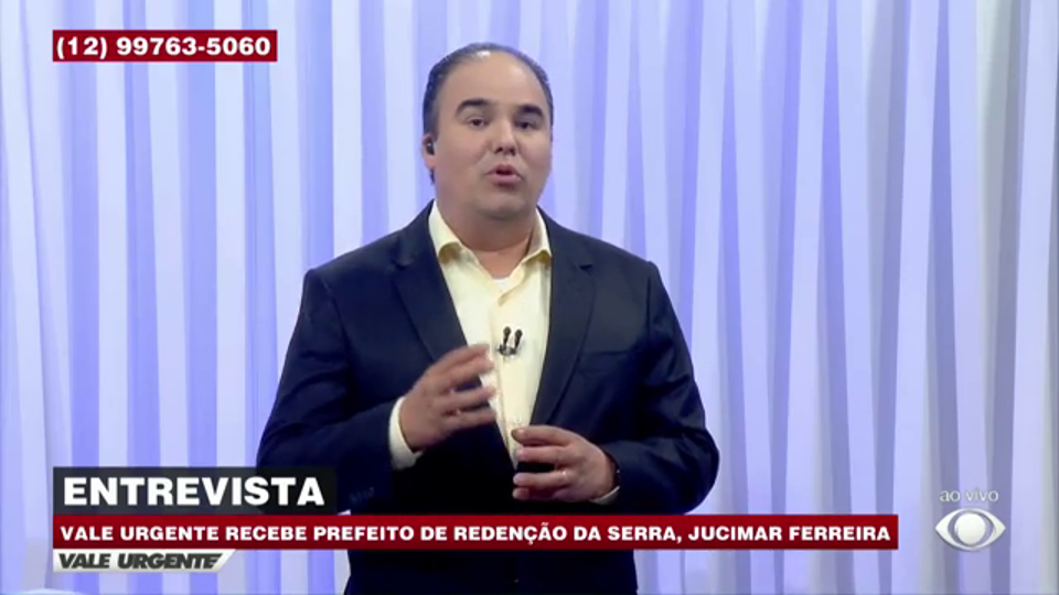 Entrevista com prefeito de Redenção da Serra, Jucimar Ferreira